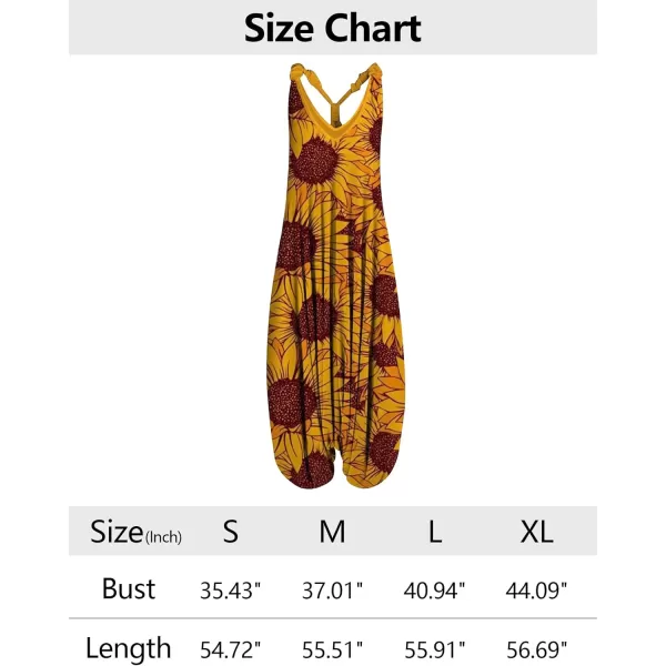 Gihuo Harem Jumpsuit for Women Boho Floral Beach Tie Dye Backless Jumpsuit Rompers