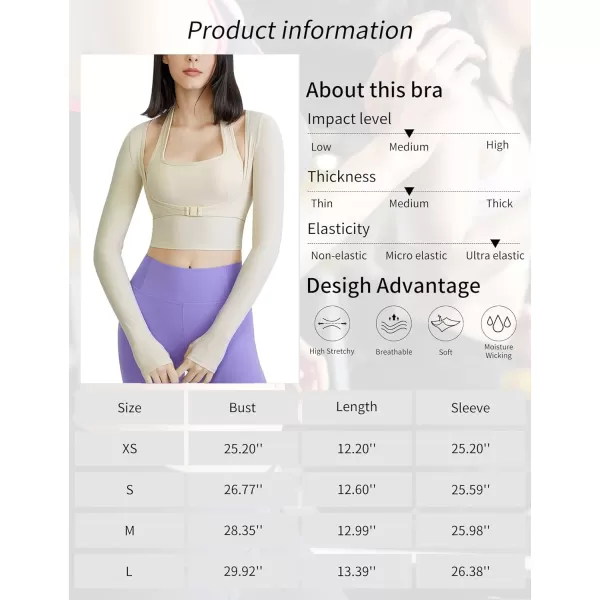 Gihuo Long Sleeve Cutout Yoga Tops Sports Tees Crop Tops T Shirt for Women Workout