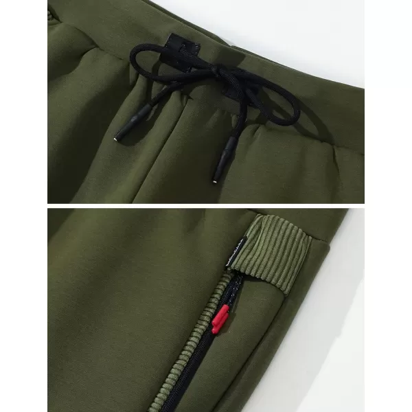 Gihuo Men' s Sherpa Fleece Lined Sweatpants Active Outdoor Sports Jogger Pants