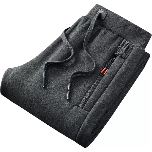 Gihuo Men' s Sherpa Fleece Lined Sweatpants Active Outdoor Sports Jogger Pants