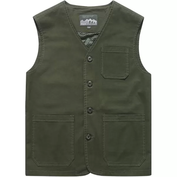 Gihuo Men's Fishing Vest Utility Safari Travel Vest Military Work Vest