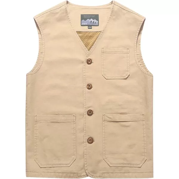 Gihuo Men's Fishing Vest Utility Safari Travel Vest Military Work Vest