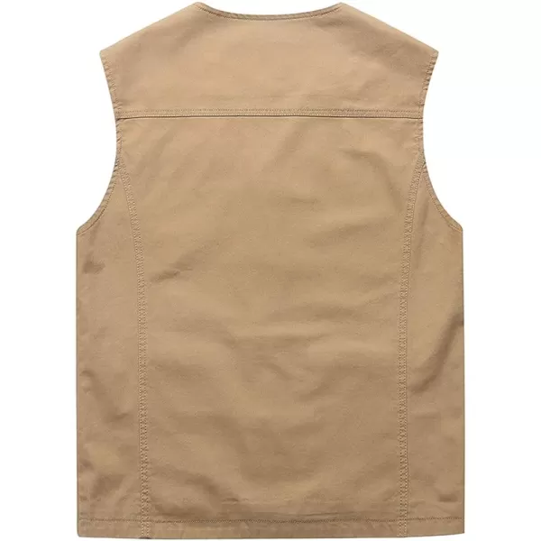 Gihuo Men's Fishing Vest Utility Safari Travel Vest Military Work Vest