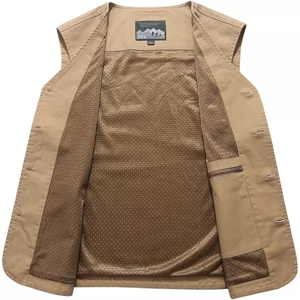 Gihuo Men's Fishing Vest Utility Safari Travel Vest Military Work Vest