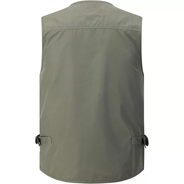 Gihuo Men's Fishing Vest Utility Shooting Safari Travel Vest with Pockets
