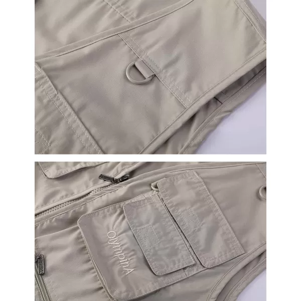 Gihuo Men's Fishing Vest Utility Shooting Safari Travel Vest with Pockets