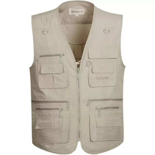 Gihuo Men's Fishing Vest Utility Shooting Safari Travel Vest with Pockets