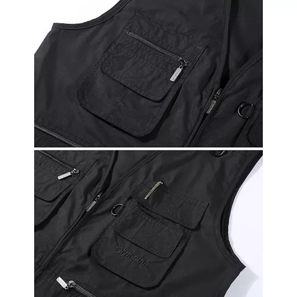 Gihuo Men's Fishing Vest Utility Shooting Safari Travel Vest with Pockets