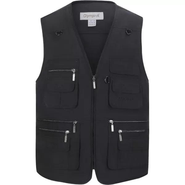 Gihuo Men's Fishing Vest Utility Shooting Safari Travel Vest with Pockets