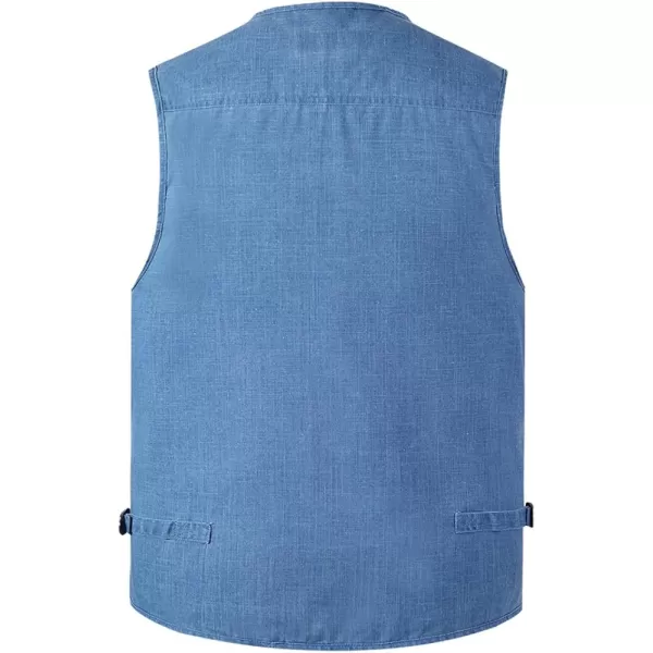 Gihuo Men's Fishing Vest Utility Shooting Safari Travel Vest with Pockets