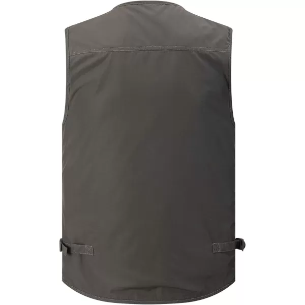 Gihuo Men's Fishing Vest Utility Shooting Safari Travel Vest with Pockets