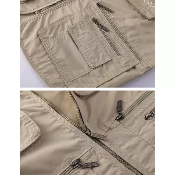 Gihuo Men's Fishing Vest Utility Shooting Safari Travel Vest with Pockets