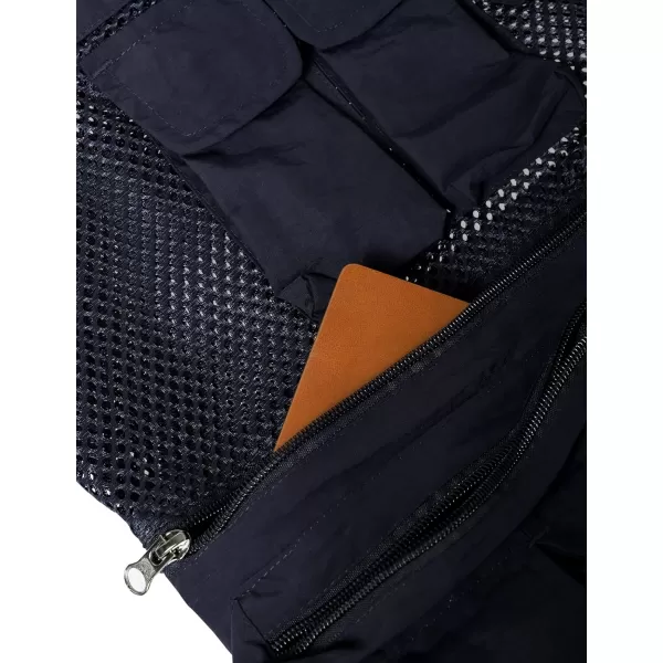 Gihuo Men's Fishing Vest Utility Shooting Safari Travel Vest with Pockets
