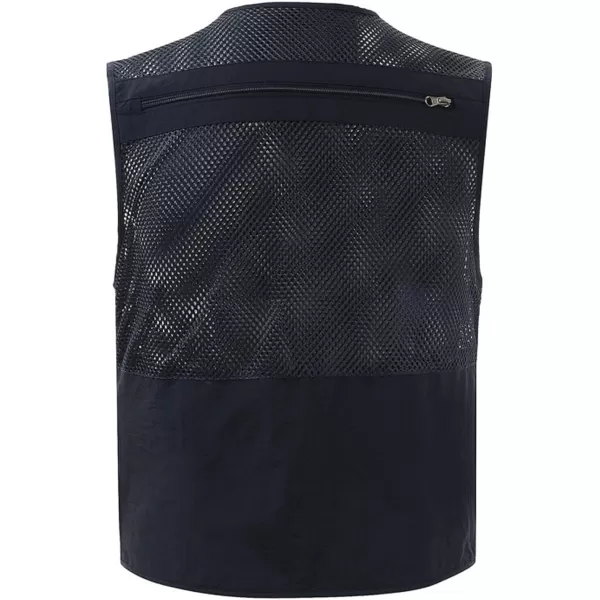 Gihuo Men's Fishing Vest Utility Shooting Safari Travel Vest with Pockets