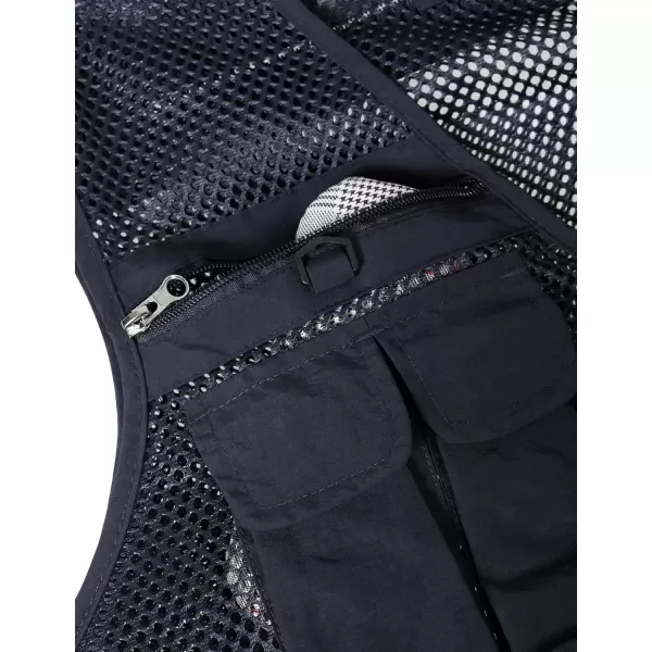 Gihuo Men's Fishing Vest Utility Shooting Safari Travel Vest with Pockets