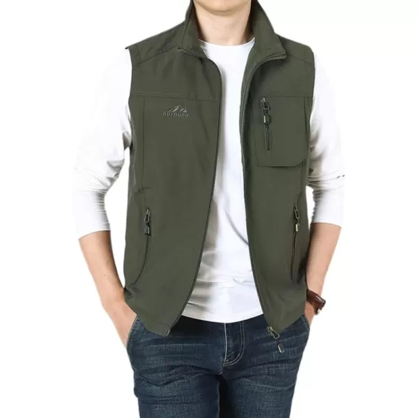 Gihuo Men's Fishing Vest Utility Vest Safari Travel Golf Vest Work Vest