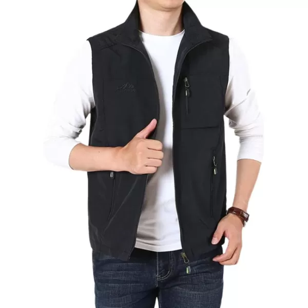 Gihuo Men's Fishing Vest Utility Vest Safari Travel Golf Vest Work Vest