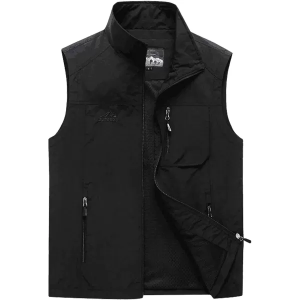 Gihuo Men's Fishing Vest Utility Vest Safari Travel Golf Vest Work Vest