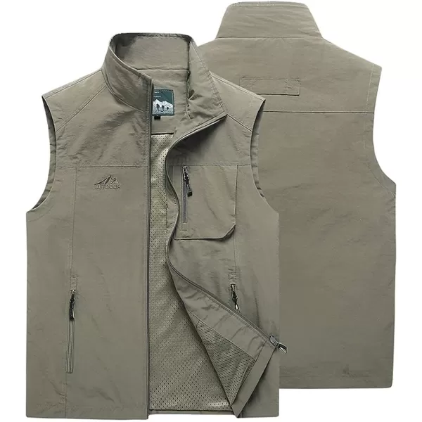 Gihuo Men's Fishing Vest Utility Vest Safari Travel Golf Vest Work Vest