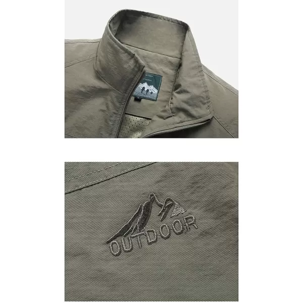 Gihuo Men's Fishing Vest Utility Vest Safari Travel Golf Vest Work Vest