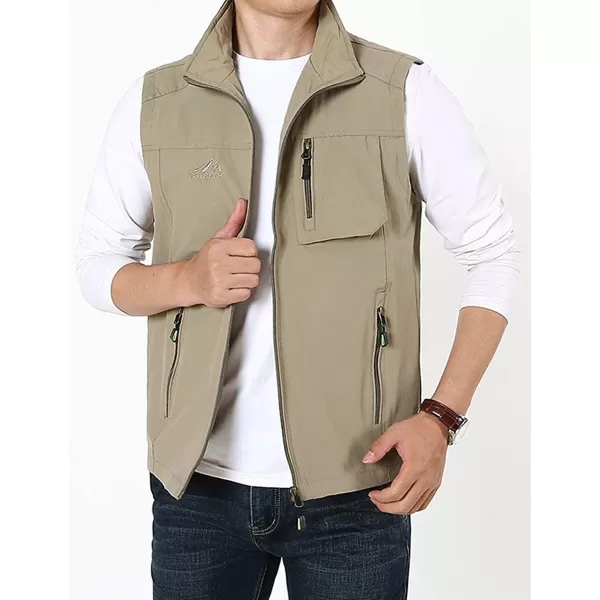 Gihuo Men's Fishing Vest Utility Vest Safari Travel Golf Vest Work Vest