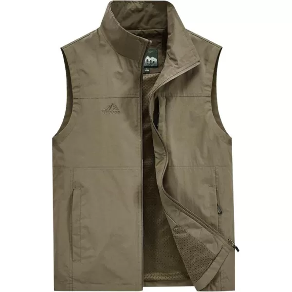Gihuo Men's Fishing Vest Utility Vest Safari Travel Golf Vest Work Vest