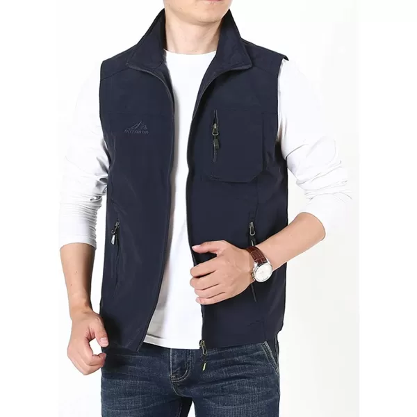 Gihuo Men's Fishing Vest Utility Vest Safari Travel Golf Vest Work Vest