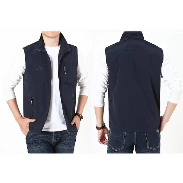 Gihuo Men's Fishing Vest Utility Vest Safari Travel Golf Vest Work Vest