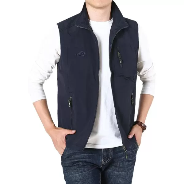Gihuo Men's Fishing Vest Utility Vest Safari Travel Golf Vest Work Vest