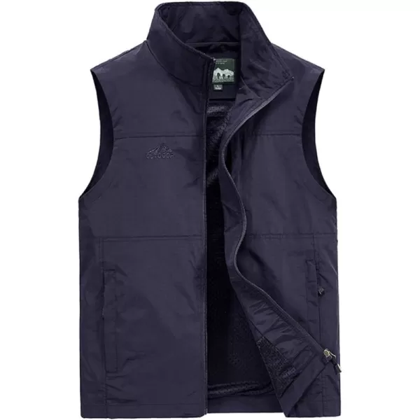 Gihuo Men's Fishing Vest Utility Vest Safari Travel Golf Vest Work Vest