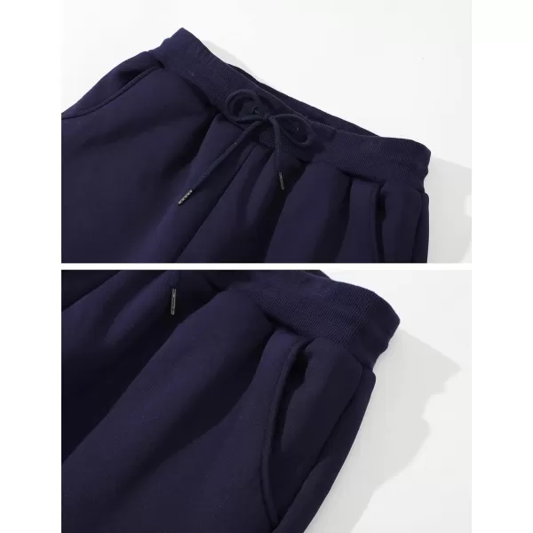 Gihuo Men's Fleece Lined Sweatpants Sherpa Winter Warm Sweat Pants Athletic Sport Pants