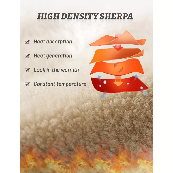 Gihuo Men's Fleece Lined Sweatpants Sherpa Winter Warm Sweat Pants Athletic Sport Pants