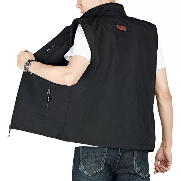 Gihuo Men's Golf Lightweight Photo Vest Fishing Travel Safari Vest