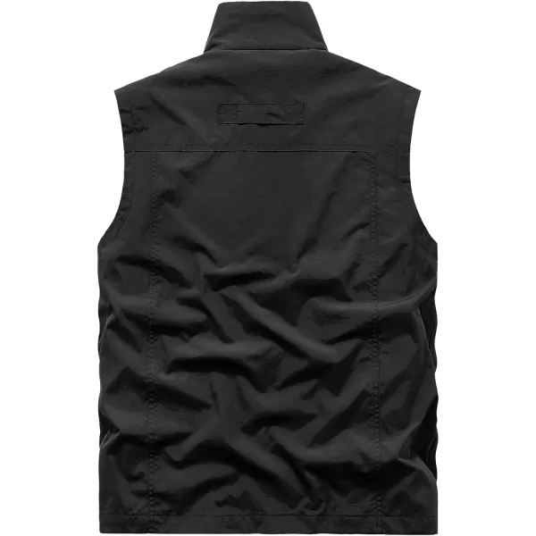 Gihuo Men's Golf Lightweight Photo Vest Fishing Travel Safari Vest