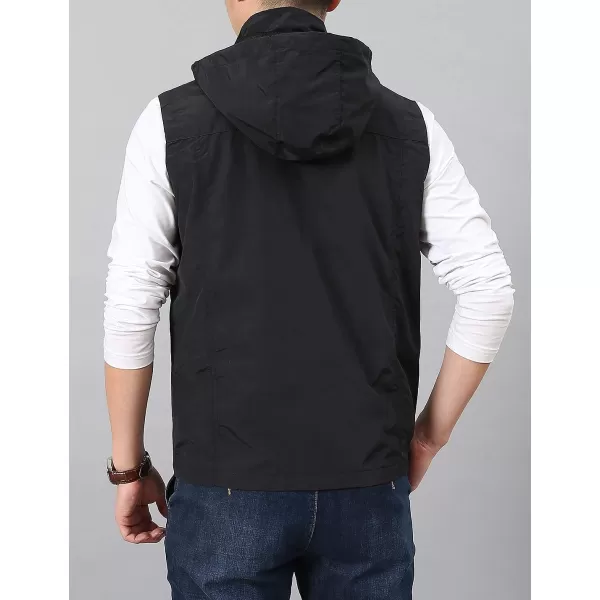Gihuo Men's Golf Lightweight Photo Vest Fishing Travel Safari Vest