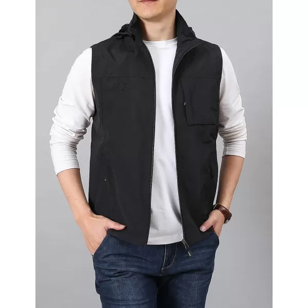 Gihuo Men's Golf Lightweight Photo Vest Fishing Travel Safari Vest