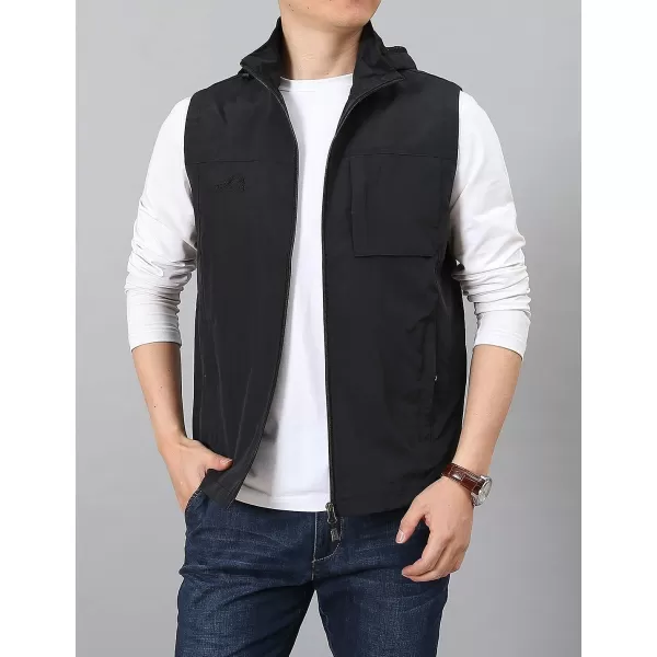 Gihuo Men's Golf Lightweight Photo Vest Fishing Travel Safari Vest