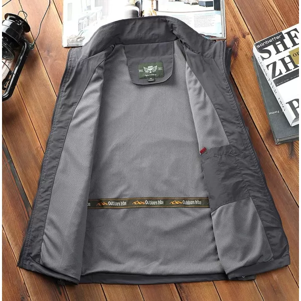 Gihuo Men's Golf Lightweight Photo Vest Fishing Travel Safari Vest
