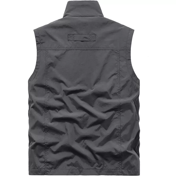 Gihuo Men's Golf Lightweight Photo Vest Fishing Travel Safari Vest