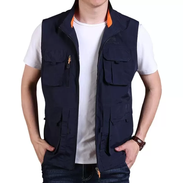 Gihuo Men's Golf Lightweight Photo Vest Fishing Travel Safari Vest