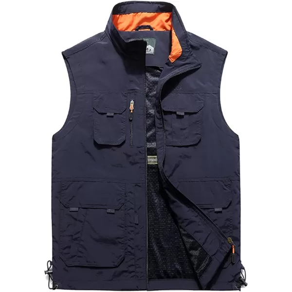 Gihuo Men's Golf Lightweight Photo Vest Fishing Travel Safari Vest