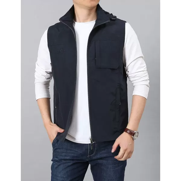 Gihuo Men's Golf Lightweight Photo Vest Fishing Travel Safari Vest