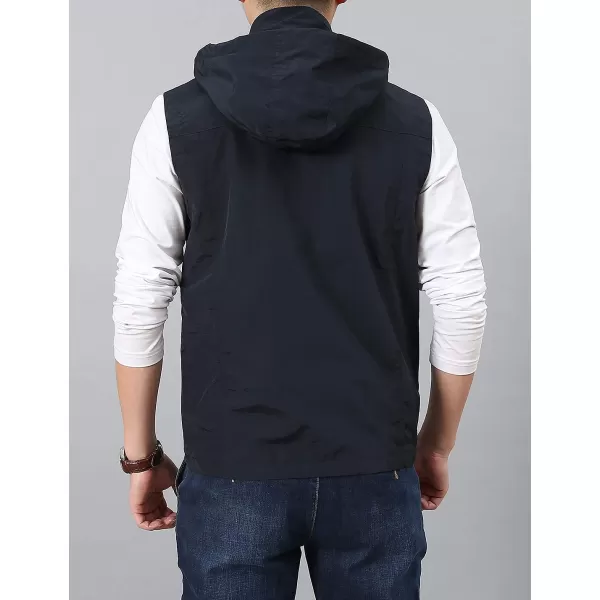 Gihuo Men's Golf Lightweight Photo Vest Fishing Travel Safari Vest