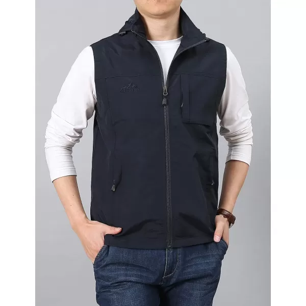 Gihuo Men's Golf Lightweight Photo Vest Fishing Travel Safari Vest