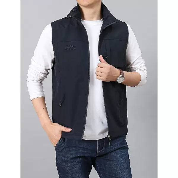 Gihuo Men's Golf Lightweight Photo Vest Fishing Travel Safari Vest
