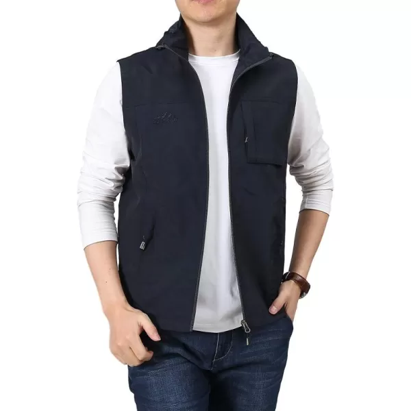 Gihuo Men's Golf Lightweight Photo Vest Fishing Travel Safari Vest