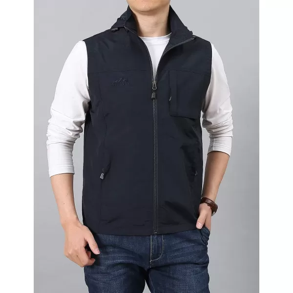 Gihuo Men's Golf Lightweight Photo Vest Fishing Travel Safari Vest