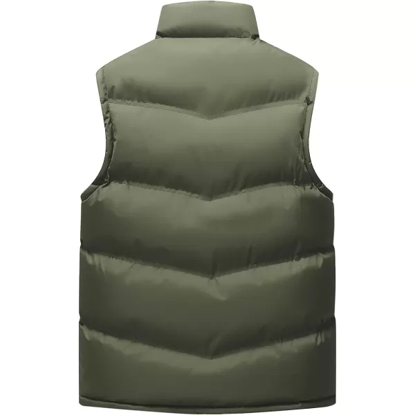Gihuo Men's Lightweight Active Quilted Padding Puffer Vest Winter Warm Gilet )