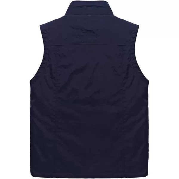Gihuo Men's Lightweight Quick Dry Outdoor Multi Pockets Fishing Vest )