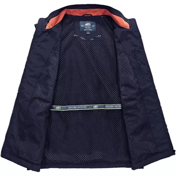 Gihuo Men's Lightweight Quick Dry Outdoor Multi Pockets Fishing Vest )